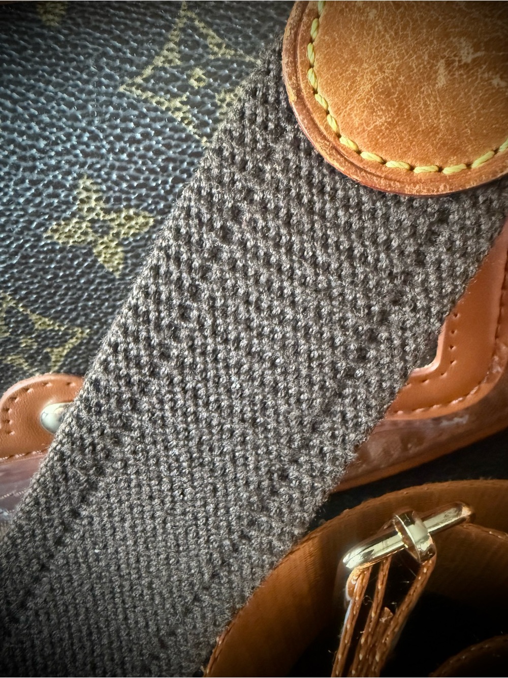 Authentic Louis Vuitton GUC Guitar Strap w/ Custom Monogram Stadium Bag - Picture 8 of 16